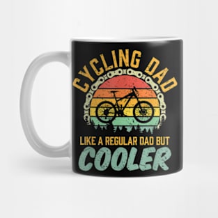 Cycling Dad Mountain Bike Bicycle Birthday Fathers Day Mug